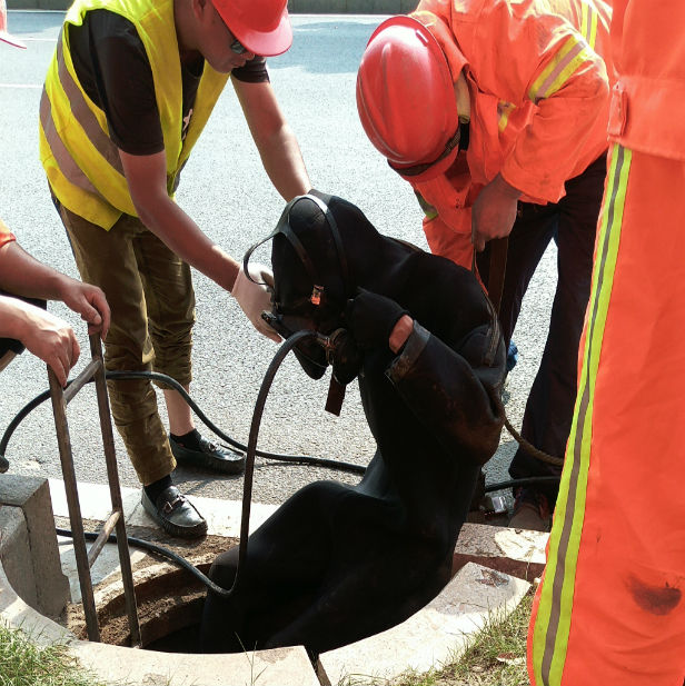 南京管道封堵潛水施工